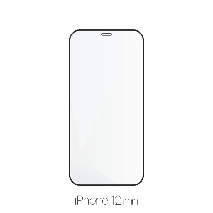 FixPremium FullCover Glass - Tempered Glass for iPhone 12 mini (10 Pack)