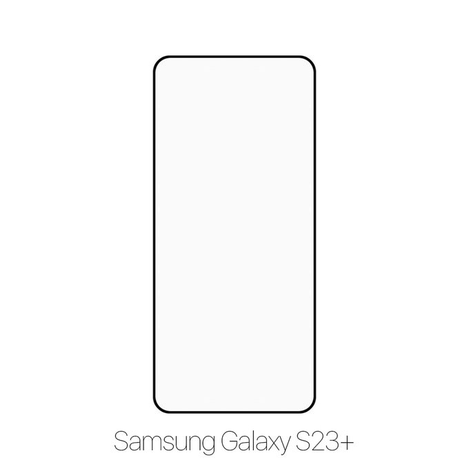 FixPremium FullCover Glass - Tempered Glass for Samsung Galaxy S23+ (10 Pack)