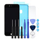 Display In-Cell for iPhone 8, SE (2020), SE (2022), Black, Touch Screen with Frame, Adhesive, Tempered Glass, Toolkit, FixPremium