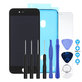 Display for iPhone 8, SE (2020), SE (2022), Black, Touch Screen with Frame, Adhesive, Tempered Glass, Toolkit, Refurbished