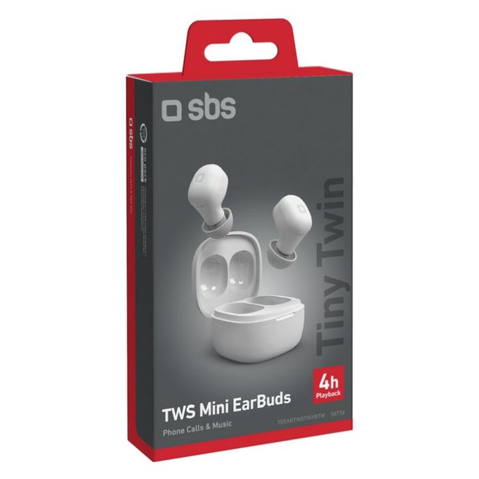 SBS - Wireless Earphones TWS Mini, white