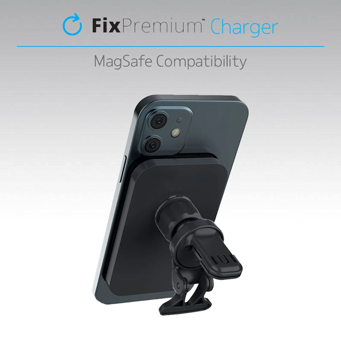 FixPremium - Car Charger MagSafe V2, white