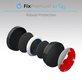 FixPremium - Protective cover for AirTag, black