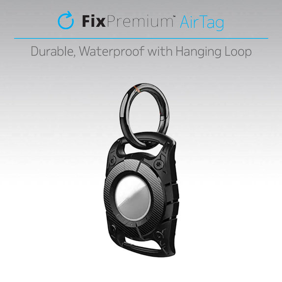 FixPremium - AirTag Collar for Dogs and Cats, black