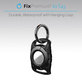 FixPremium - AirTag Collar for Dogs and Cats, black