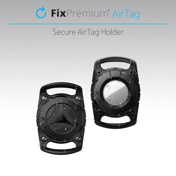 FixPremium - AirTag Collar for Dogs and Cats, black