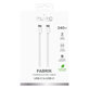 PURO - USB-C Cable / USB-C, 240W, Fabrik FABK4, 2 m, white