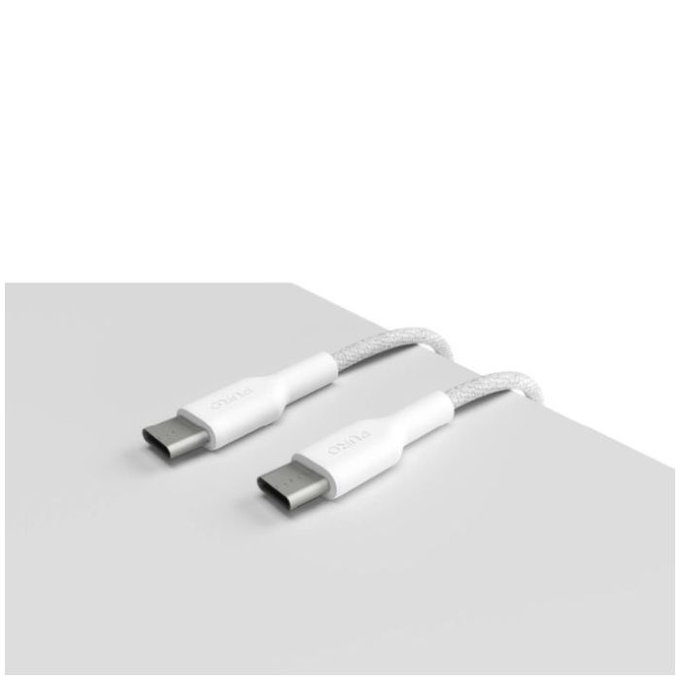 PURO - USB-C Cable / USB-C, 240W, Fabrik FABK4, 2 m, white
