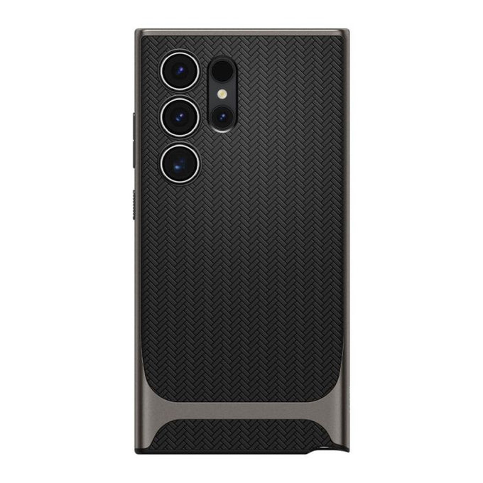 Spigen - Case Neo Hybrid for Samsung Galaxy S24 Ultra, Gunmetal