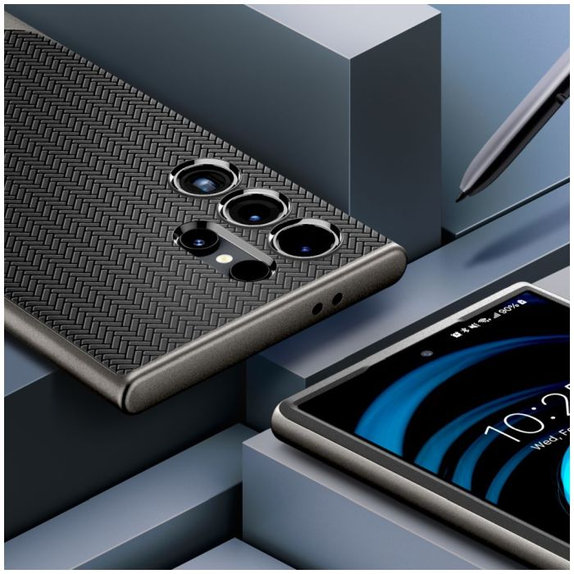 Spigen - Case Neo Hybrid for Samsung Galaxy S24 Ultra, Gunmetal