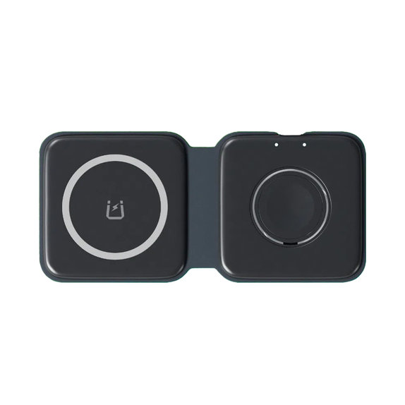 FixPremium - MagSafe Duo for iPhone & Apple Watch, black