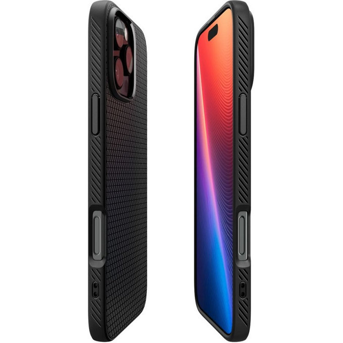 Spigen - Case Liquid Air for iPhone 16 Pro Max, matte black