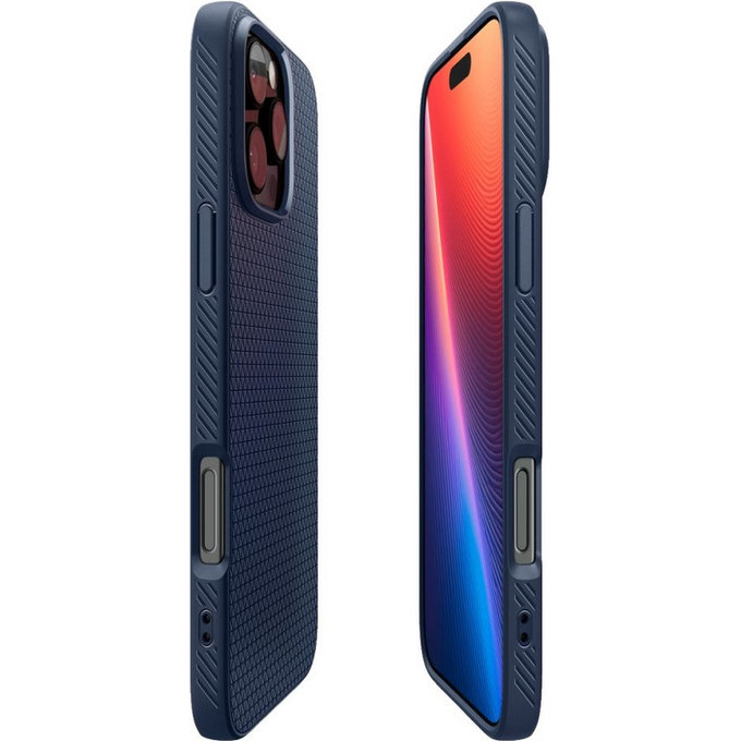 Spigen - Case Liquid Air for iPhone 16 Pro Max, navy blue