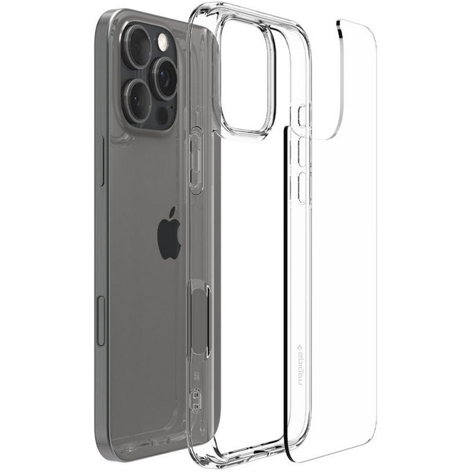 Spigen - Case Ultra Hybrid for iPhone 16 Pro Max, crystal clear