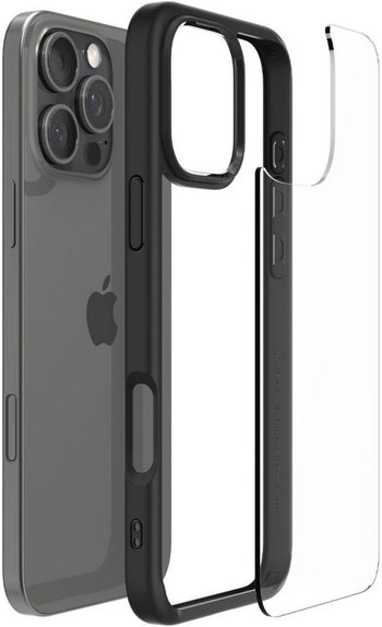 Spigen - Case Ultra Hybrid for iPhone 16 Pro Max, matte black