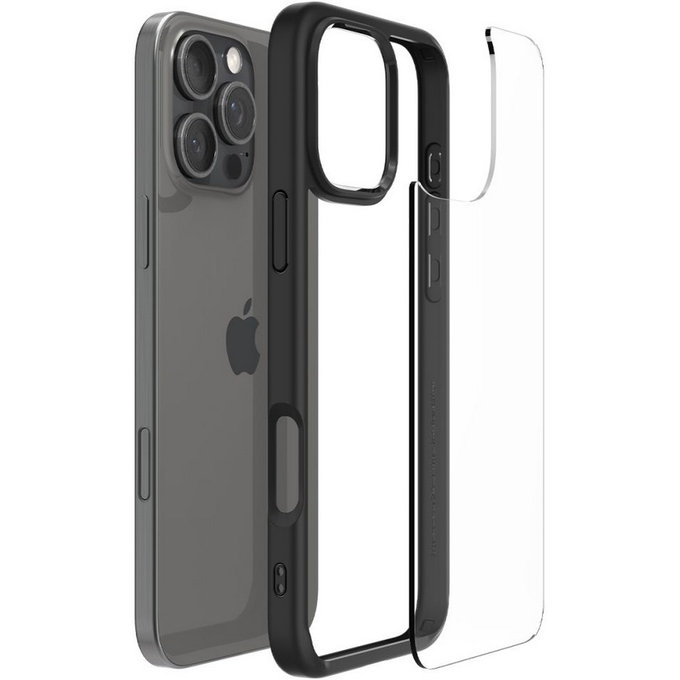 Spigen - Case Ultra Hybrid for iPhone 16 Pro Max, matte black