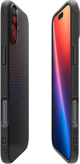 Spigen - Case Liquid Air for iPhone 16 Plus, matte black