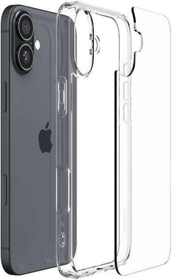 Spigen - Case Ultra Hybrid for iPhone 16 Plus, crystal clear