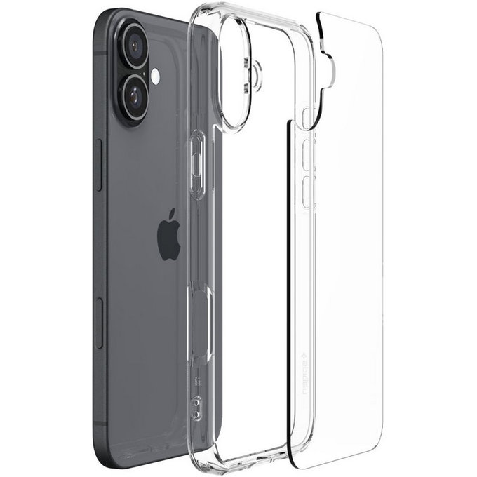 Spigen - Case Ultra Hybrid for iPhone 16 Plus, crystal clear