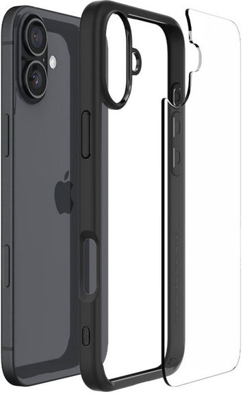 Spigen - Case Ultra Hybrid for iPhone 16 Plus, matte black