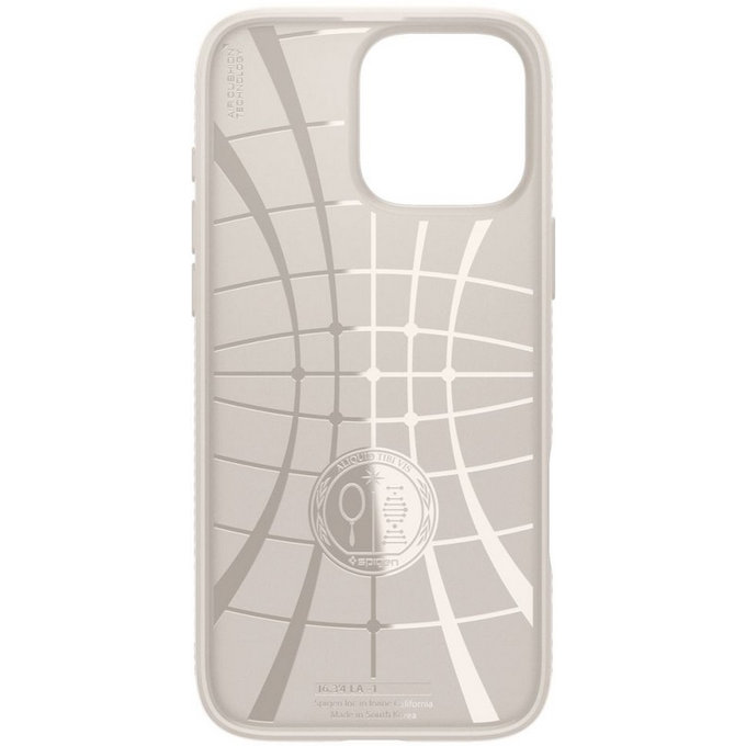 Spigen - Case Liquid Air for iPhone 16 Pro, natural titanium
