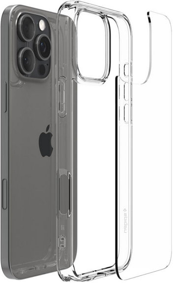 Spigen - Case Ultra Hybrid for iPhone 16 Pro, crystal clear