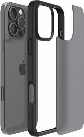 Spigen - Case Ultra Hybrid for iPhone 16 Pro, frost black