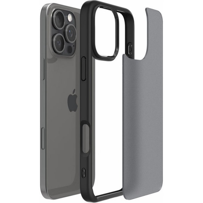 Spigen - Case Ultra Hybrid for iPhone 16 Pro, frost black