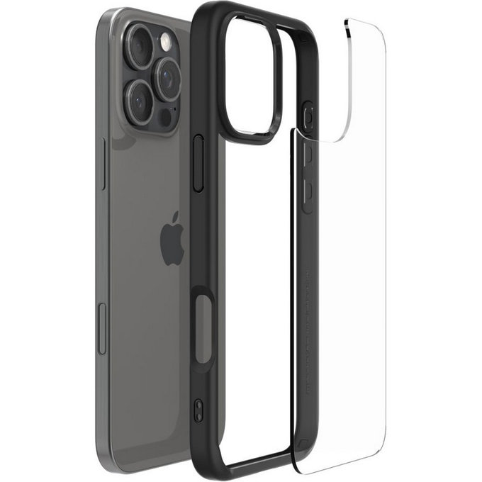 Spigen - Case Ultra Hybrid for iPhone 16 Pro, matte black