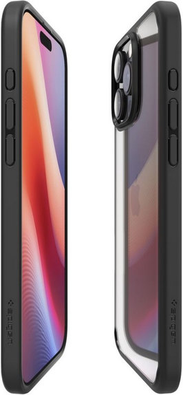 Spigen - Case Ultra Hybrid for iPhone 16 Pro, matte black