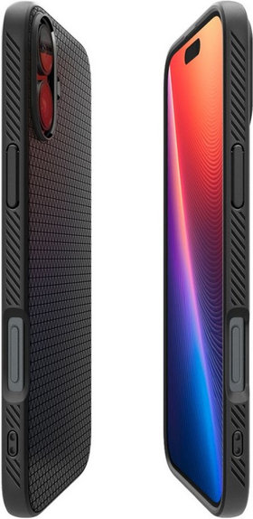 Spigen - Case Liquid Air for iPhone 16, matte black