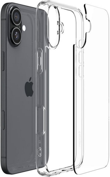 Spigen - Case Ultra Hybrid for iPhone 16, crystal clear