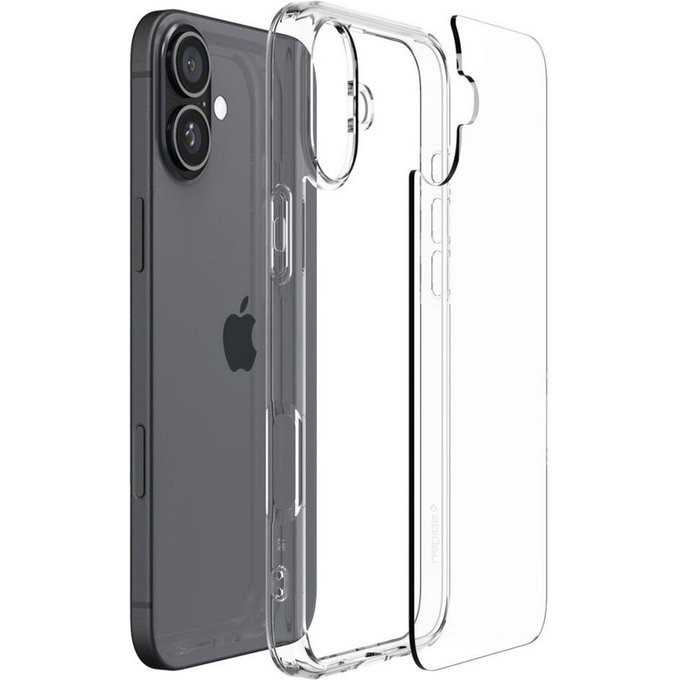 Spigen - Case Ultra Hybrid for iPhone 16, crystal clear