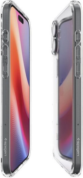 Spigen - Case Ultra Hybrid for iPhone 16, crystal clear