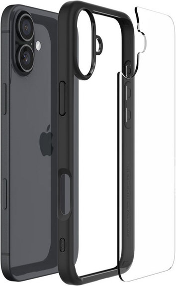Spigen - Case Ultra Hybrid for iPhone 16, matte black