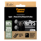 Hoops Camera Lens Protector for iPhone 16 Pro Max/16 Pro, Black, PanzerGlass