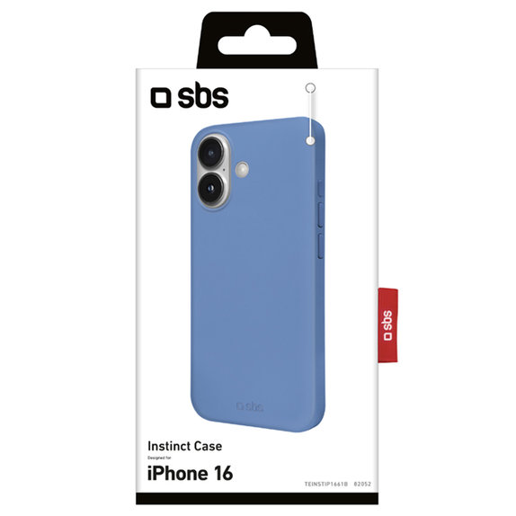 SBS - Case Instinct for iPhone 16, blue