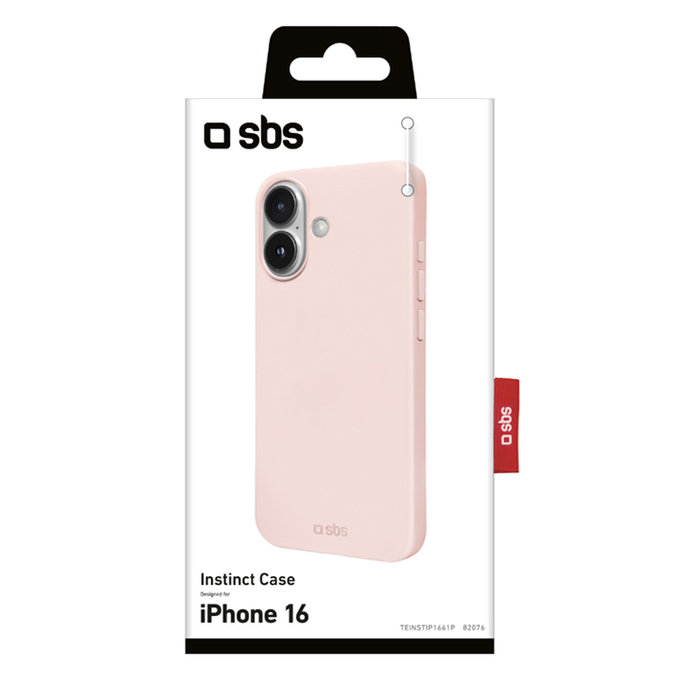 SBS - Case Instinct for iPhone 16, pink