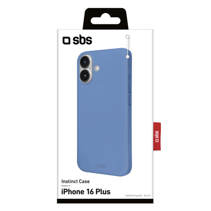 SBS - Case Instinct for iPhone 16 Plus, blue