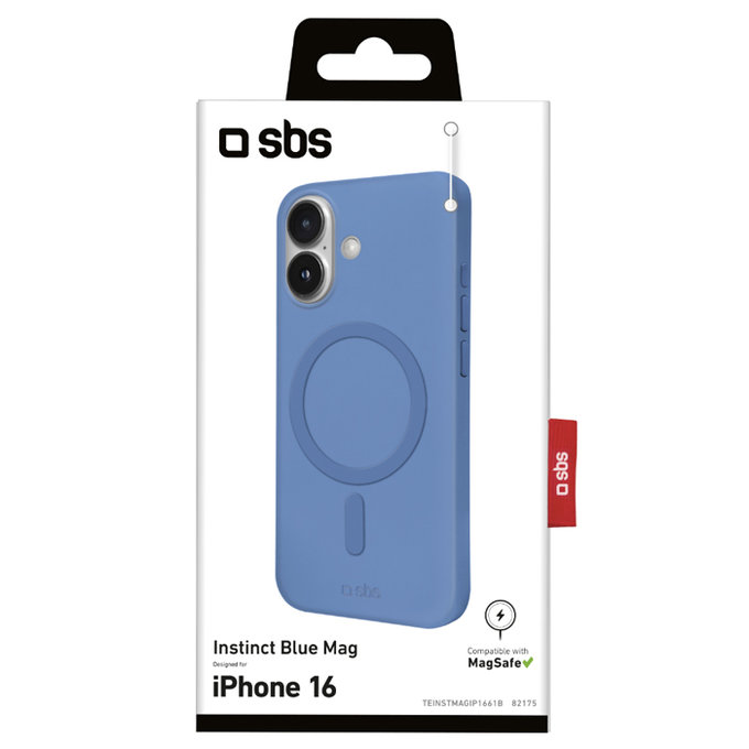 SBS - Case Instinct Mag with MagSafe for iPhone 16, blue