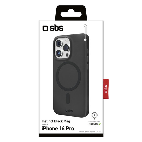 SBS - Case Instinct Mag with MagSafe for iPhone 16 Pro, black