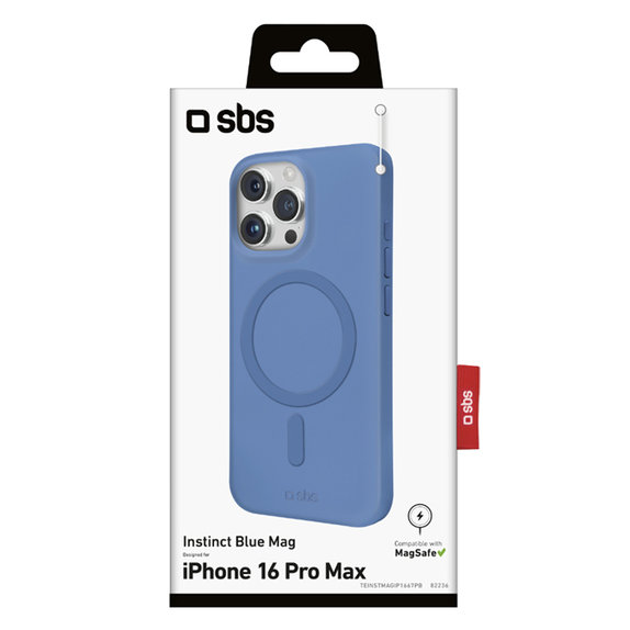 SBS - Case Instinct Mag with MagSafe for iPhone 16 Pro Max, blue