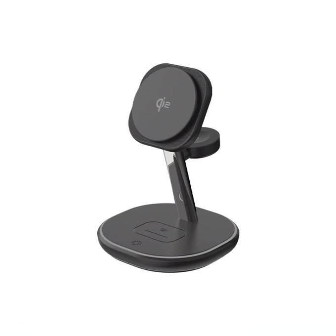FixPremium - MagSafe Charging Stand with Qi2, black