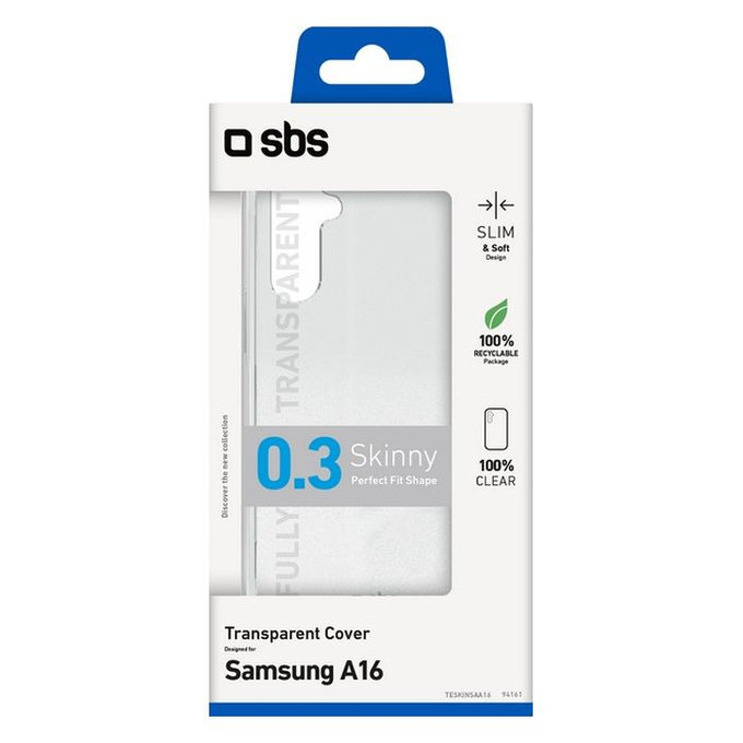 SBS - Case Skinny for Samsung Galaxy A16, transparent
