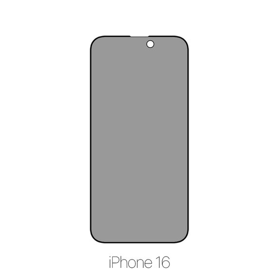 FixPremium Privacy Anti-Spy Glass - Tempered Glass for iPhone 16