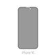 FixPremium Privacy Anti-Spy Glass - Tempered Glass for iPhone 16
