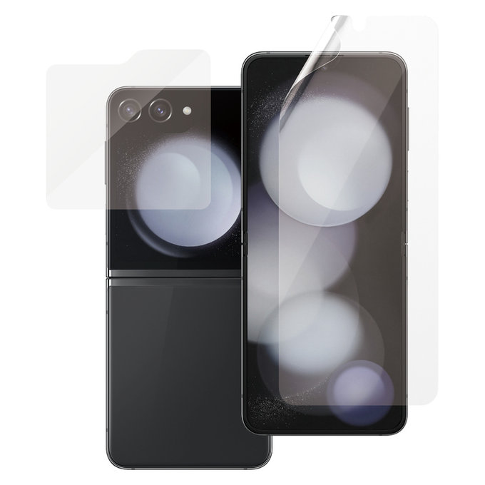 Protective Film UWF and Tempered Glass for Samsung Galaxy Z Flip6, Clear, SAFE by PanzerGlass