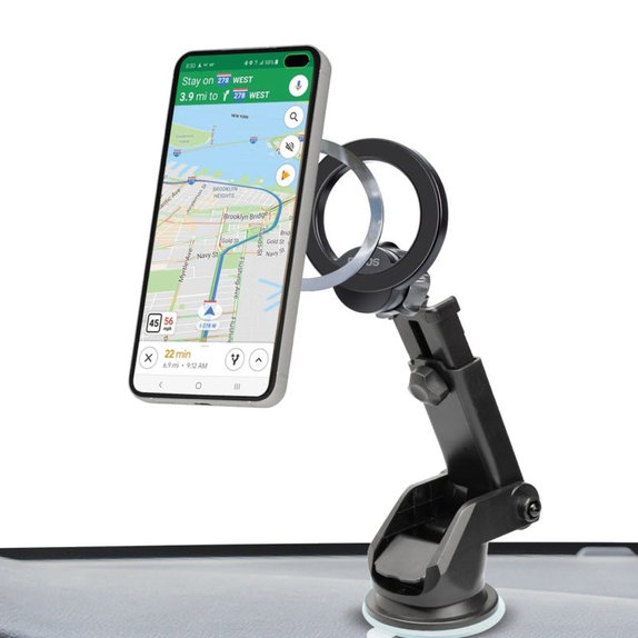 SBS - Car Mount Circle Mag with Telescopic Arm, MagSafe, black