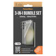 Bundle Hoops + Tempered Glass UWF + Hard Case D3O for Samsung Galaxy S24 Ultra, PanzerGlass
