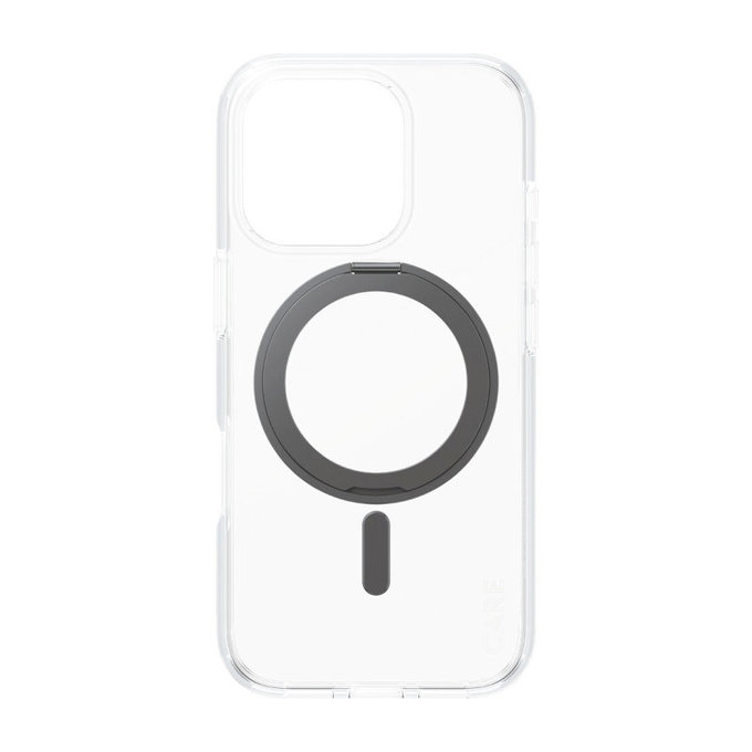 Kickstand Case with MagSafe for iPhone 16 Pro, Black, CARE